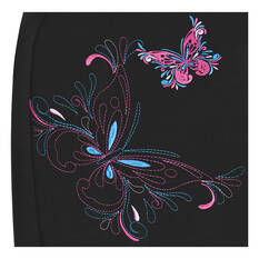 SCA Butterfly Seat Cover Pack Pink/Blue Adjustable Headrests Airbag Compatible 30&06H SAB, , scaau_hi-res