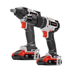 ToolPRO 18V Brushless Hammer Drill & Wrench Kit 2.0Ah, , scaau_hi-res