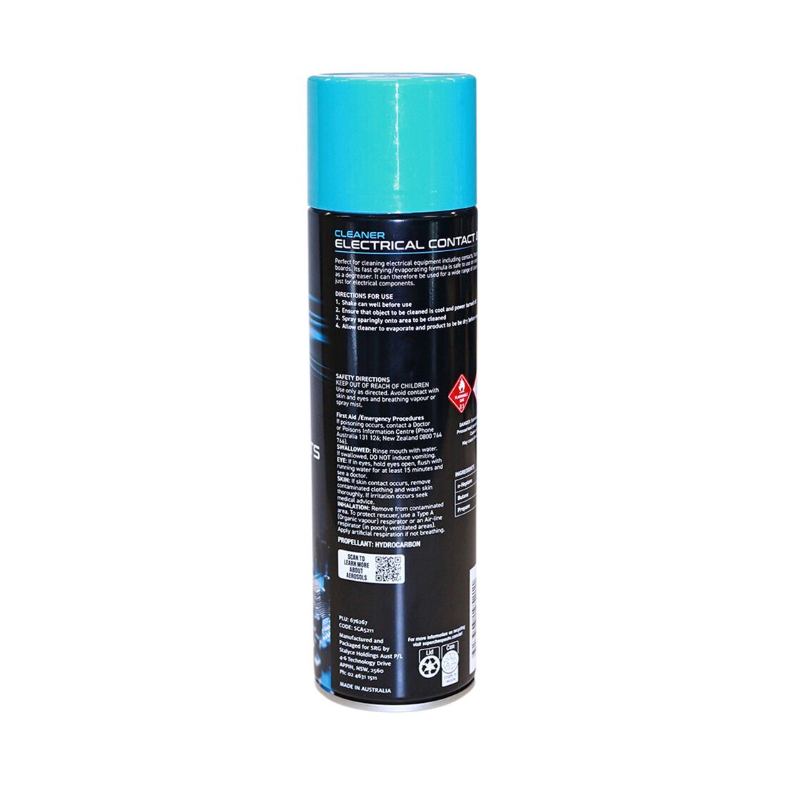 SCA Electrical Contact & Parts Cleaner 350g, , scaau_hi-res