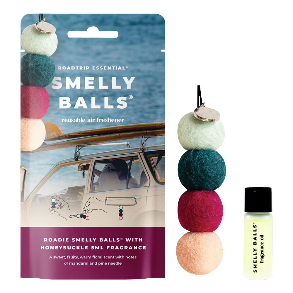 Smelly Balls Air Freshener Set Roadie Honeysuckle 5ml, , scaau_hi-res