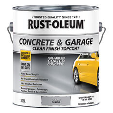 Rust-oleum Garage Floor Paint, Topcoat Clear - 3.78 Litre, , scaau_hi-res