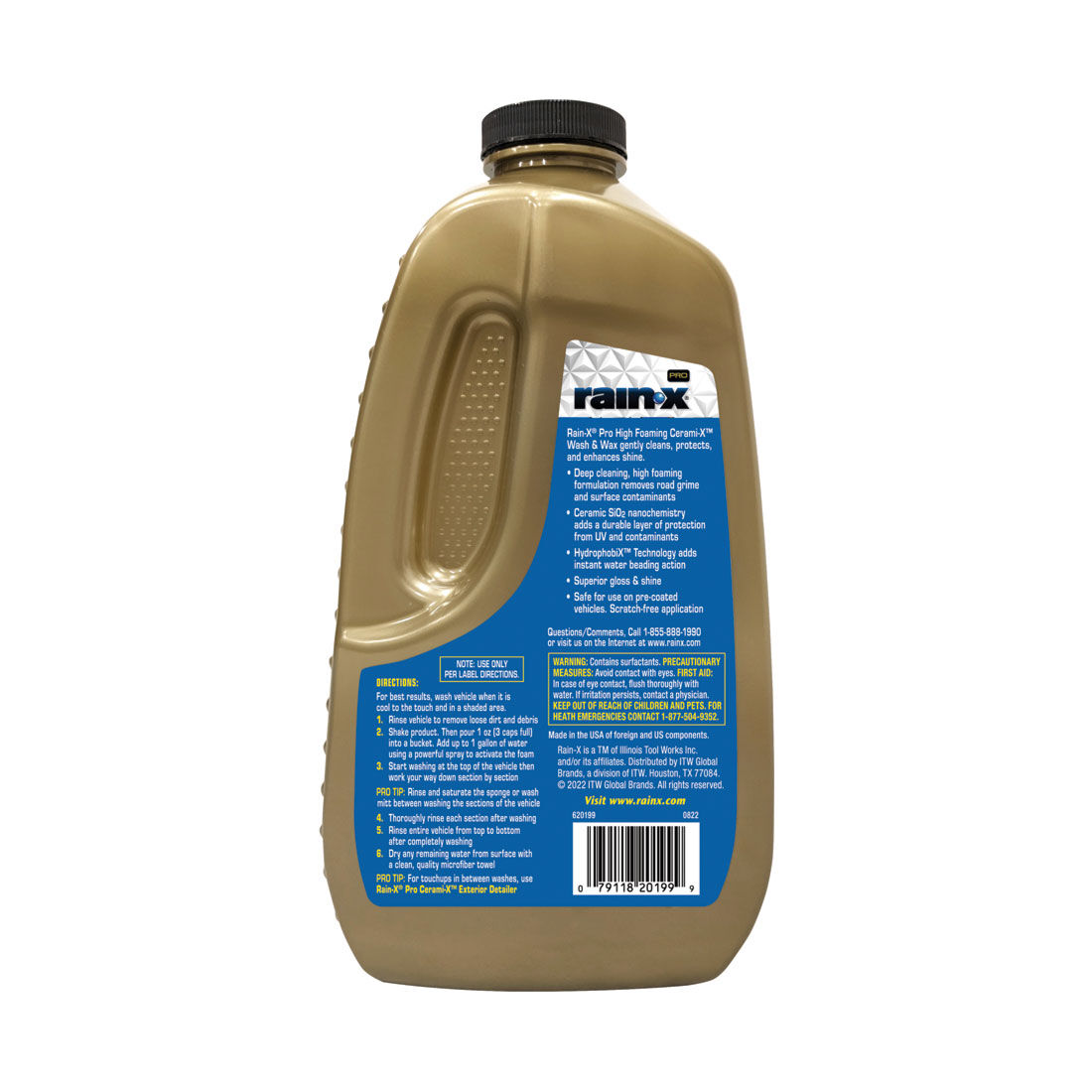 Rain-X Pro High Foaming Cerami-X Wash & Wax 1.42L, , scaau_hi-res