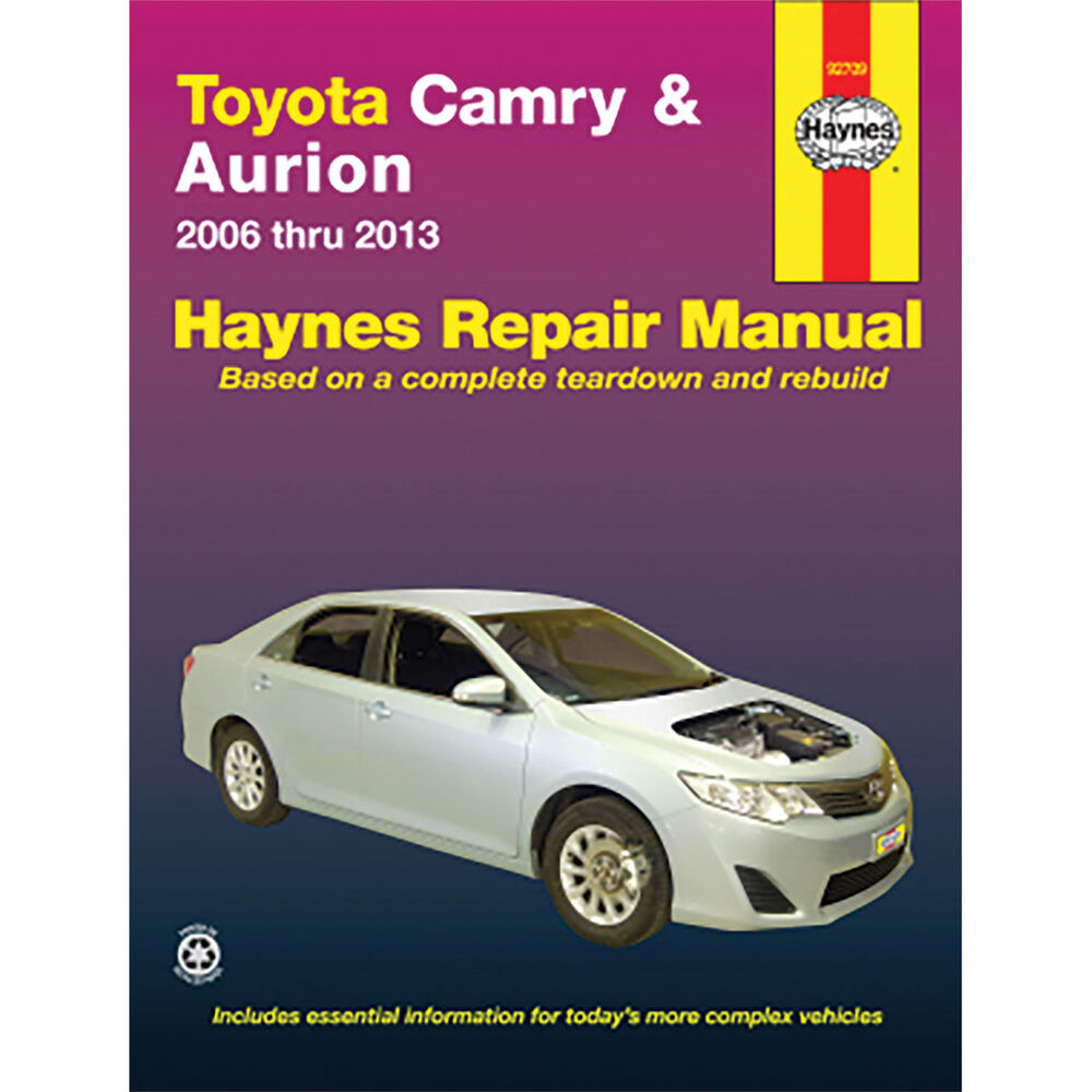 Haynes Car Manual Toyota Camry / Aurion 2006-2013 - 92709 | Supercheap Auto