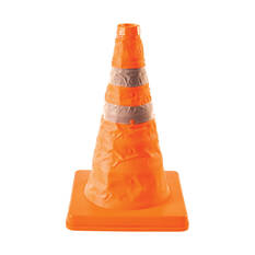 Cabin Crew Collapsible Orange Warning Cone, , scaau_hi-res