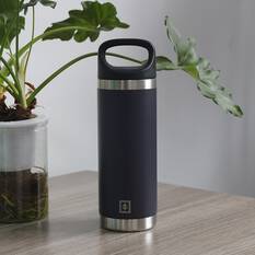 Swiss Tech Drink Bottle - 18oz/532ml, Charcoal, , scaau_hi-res