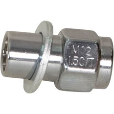 Calibre Wheel Nuts, Shank, Chrome - MN12150, 12mm x 1.5mm, , scaau_hi-res