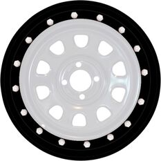 Autotecnica Beadlock Wheel Trim Simulator - Black, 15 inch, Single, , scaau_hi-res