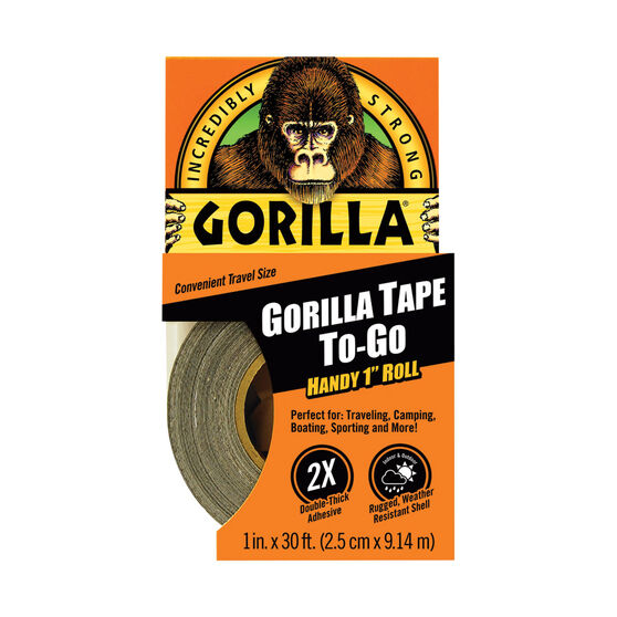 Gorilla Tape To-Go Black 25.4mm X 9m, , scaau_hi-res