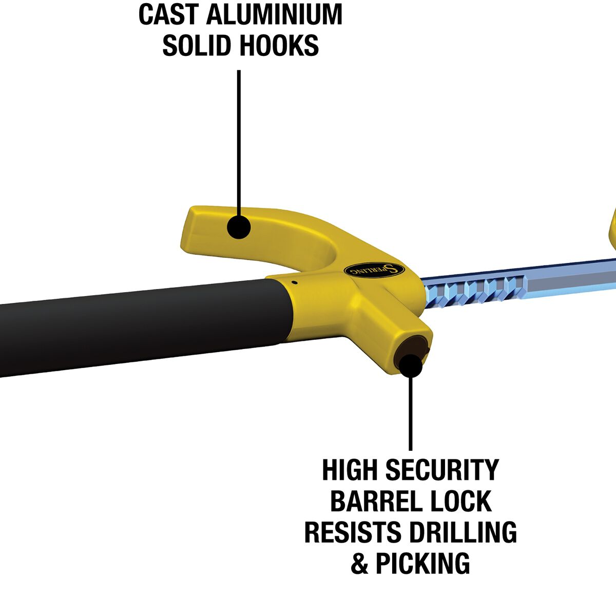 Prolock Guardian Steering Wheel Lock - Black, , scaau_hi-res