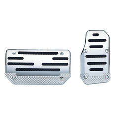 Wildcat Pedal Pads Auto Black/Chrome, , scaau_hi-res