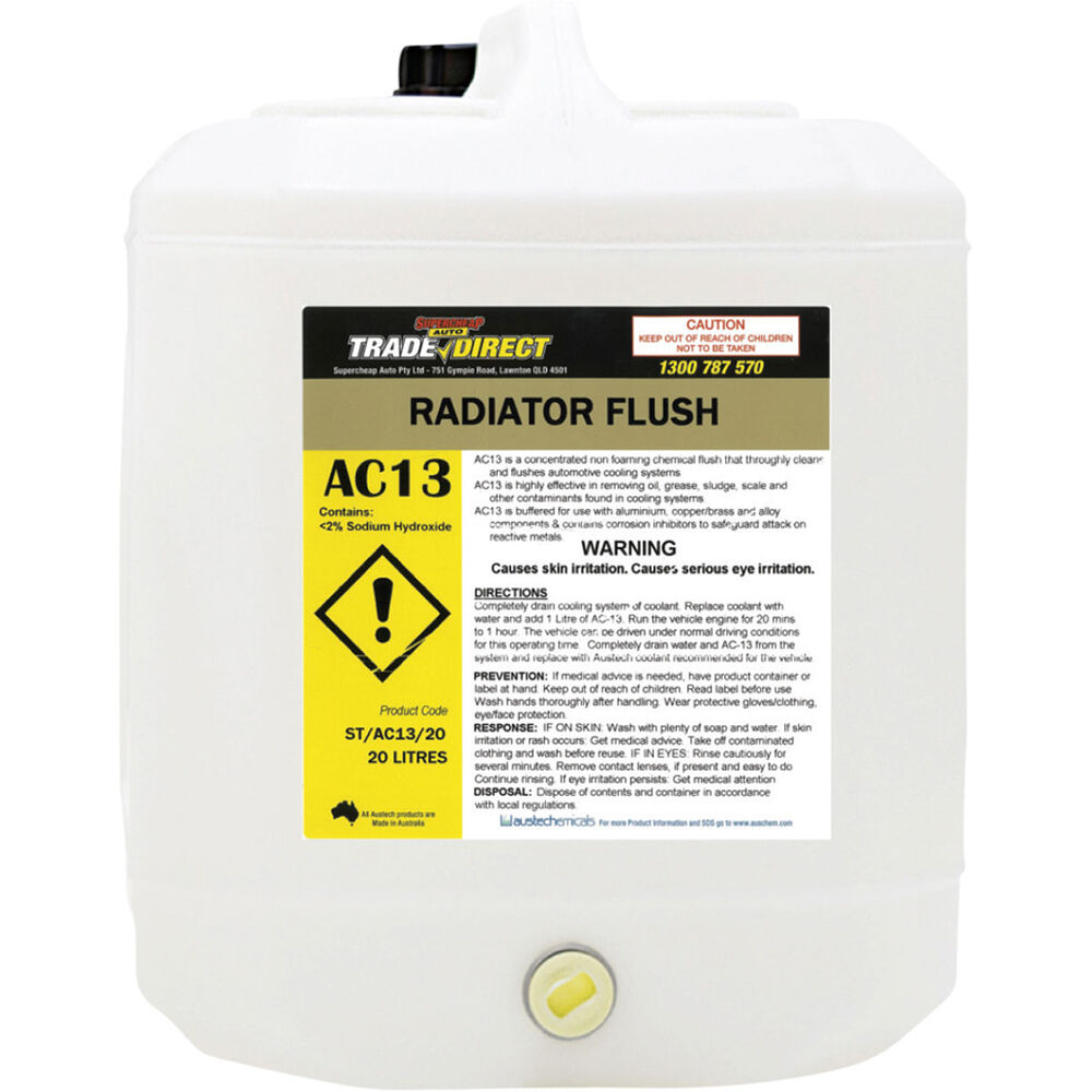 Trade Direct Radiator Flush - 20 Litre ST / AC13L / 20 | Supercheap Auto