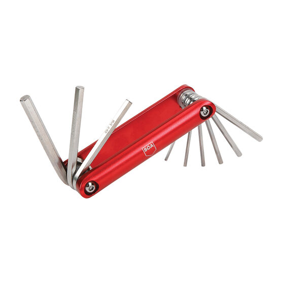 SCA Folding Hex Key Set SAE, 9 Pieces Supercheap Auto