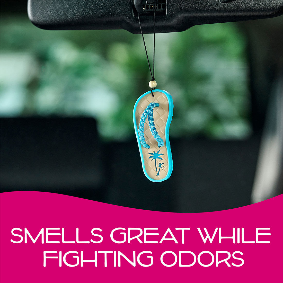 California Scents Novelty Hanging Sandal California Clean Car Air Freshener - 1PK, , scaau_hi-res