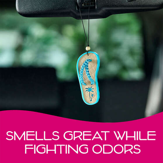California Scents Novelty Hanging Sandal California Clean Car Air Freshener - 1PK, , scaau_hi-res