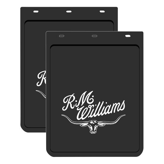 R.M.Williams Mudflaps - Pair, Black, 280mm x 360mm, , scaau_hi-res