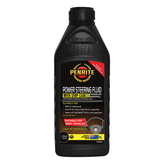 Power Steering Fluid & Stop Leak 1 Litre Supercheap Auto