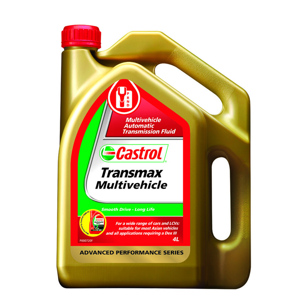 Castrol Auto Transmission Fluid - Transmax Multivehicle, 4 Litre ...