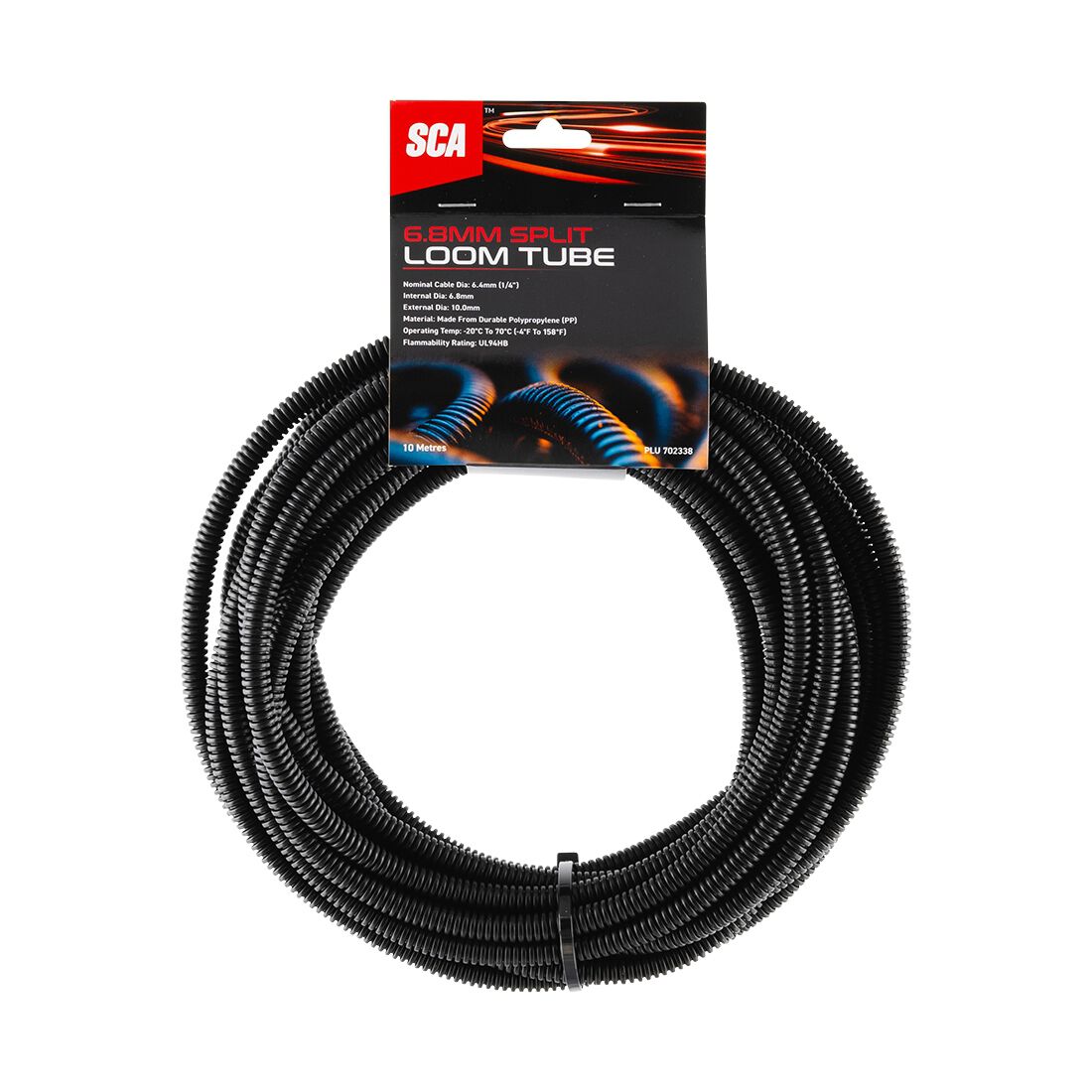 SCA Corrugated Split Tubing - 6.8mm x 10m, , scaau_hi-res