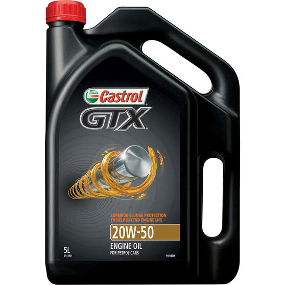 Castrol GTX Engine Oil - 20W-50, 5 Litre, , scaau_hi-res