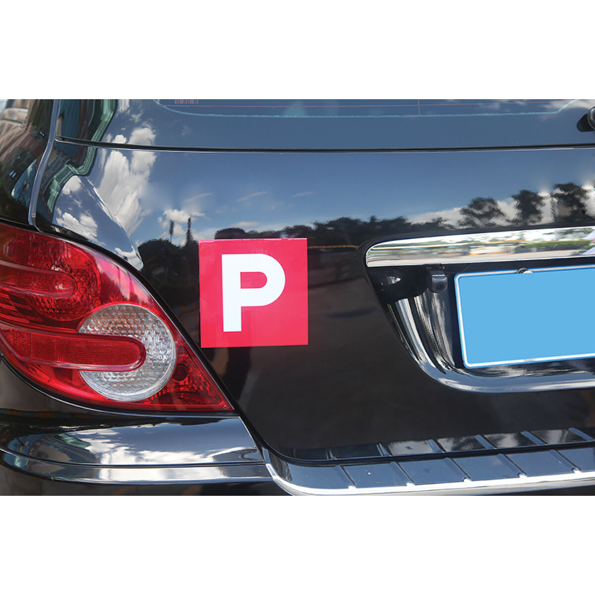 SCA P Plate - Magnetic, Red, VIC/WA, 2 Pack, , scaau_hi-res