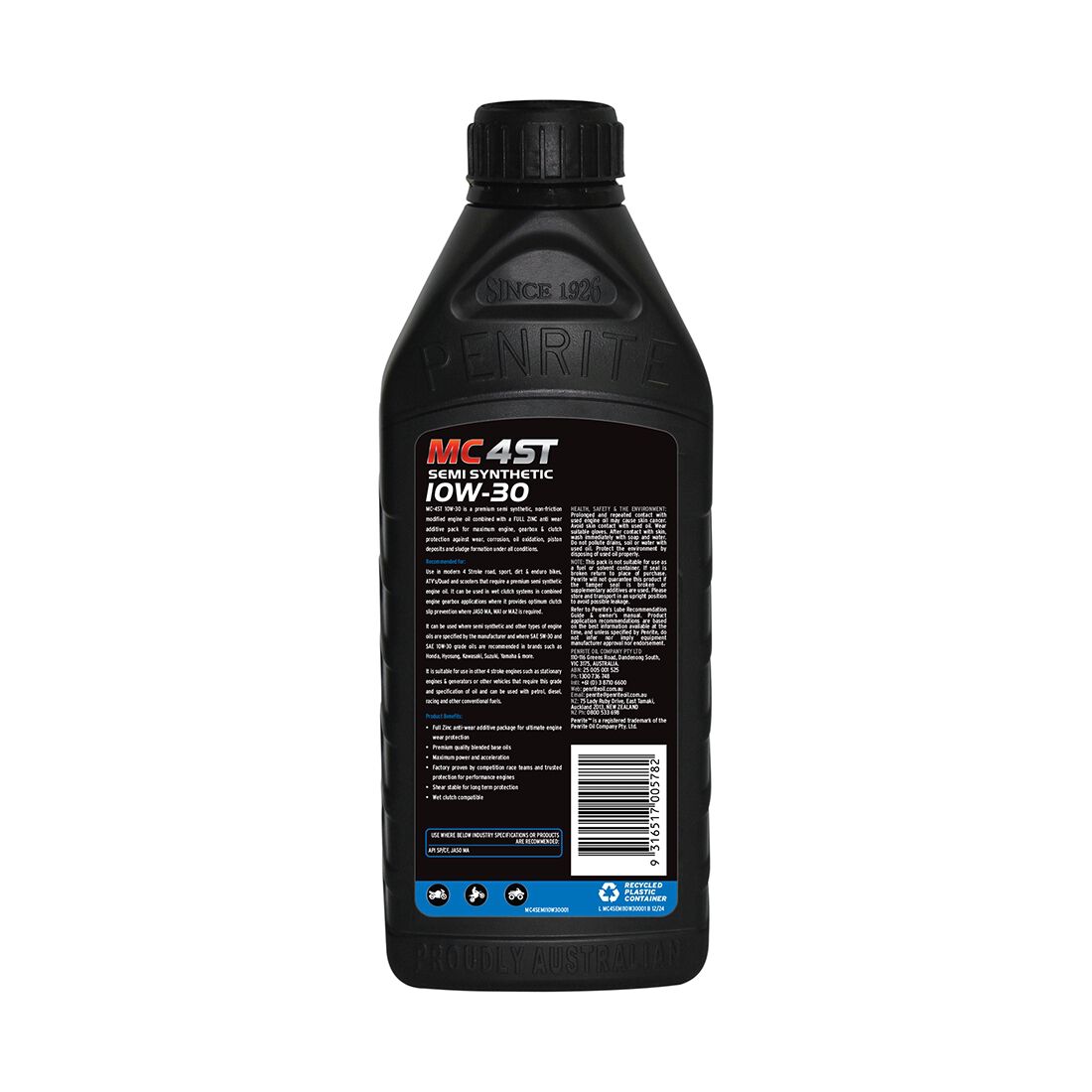 Penrite MC-4ST SEMI SYNTHETIC - 10W-30, 1L, , scaau_hi-res