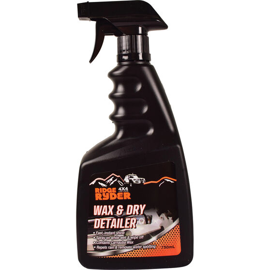 Ridge Ryder Wax Dry Detailer 750ml Supercheap Auto