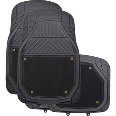 Ridge Ryder Deep Dish Combo Carpet/PVC Car Floor Mats - Set of 4, Black, , scaau_hi-res