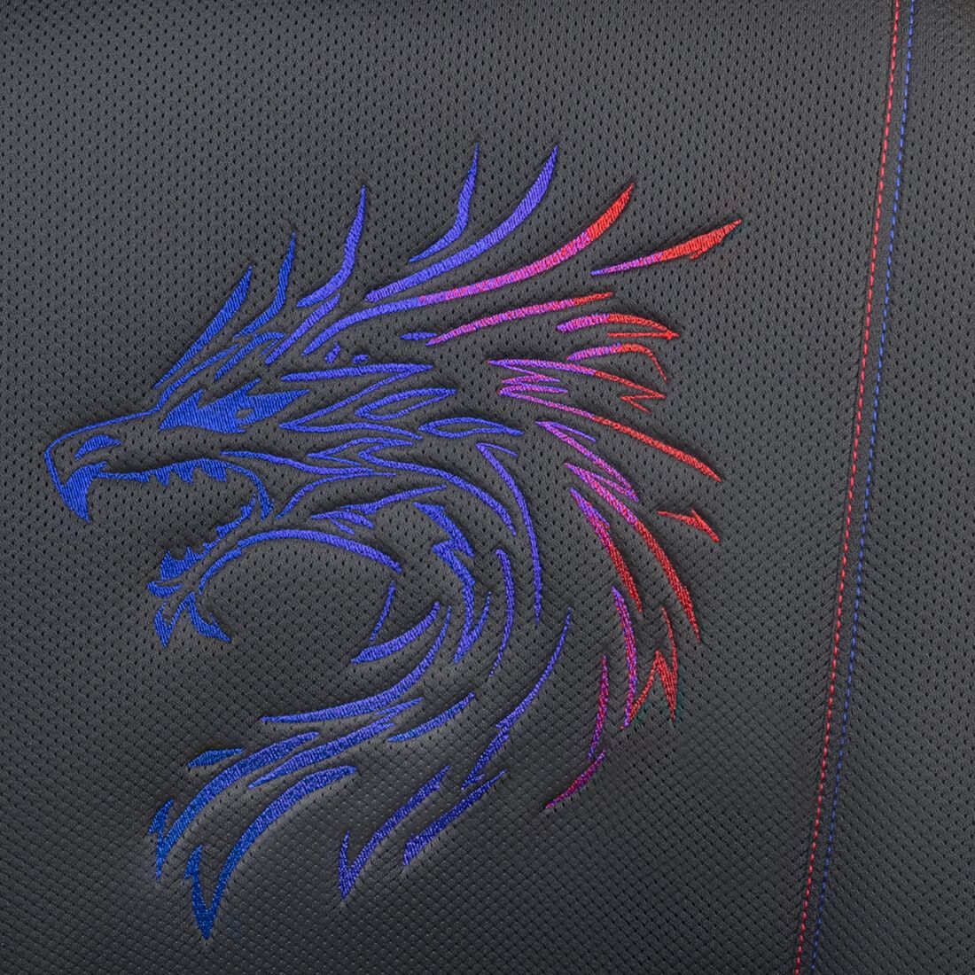 SCA Dragon Seat Cover Pack Red/Black Adjustable Headrests Airbag Compatible 30&06H SAB, , scaau_hi-res