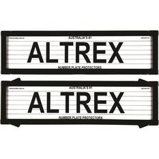 Altrex Number Plate Protector - 6 Figure Slimline With Lines 6VSL, , scaau_hi-res