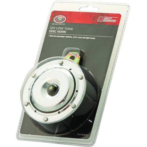 SCA 12V Disc Horn Low Tone Supercheap Auto