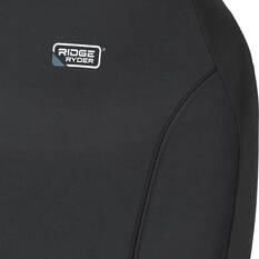 Ridge Ryder Canvas Seat Covers Charcoal/Black 60SAB, , scaau_hi-res