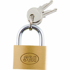 SCA Padlock - Brass, 30mm, , scaau_hi-res