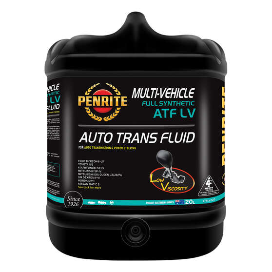 Penrite ATF LV Automatic Transmission Fluid 20 Litre, , scaau_hi-res