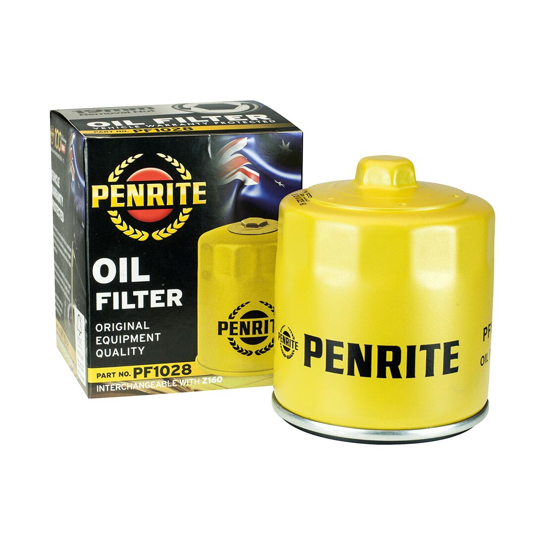 Penrite Oil Filter PF1028 (Interchangeable with Z160), , scaau_hi-res