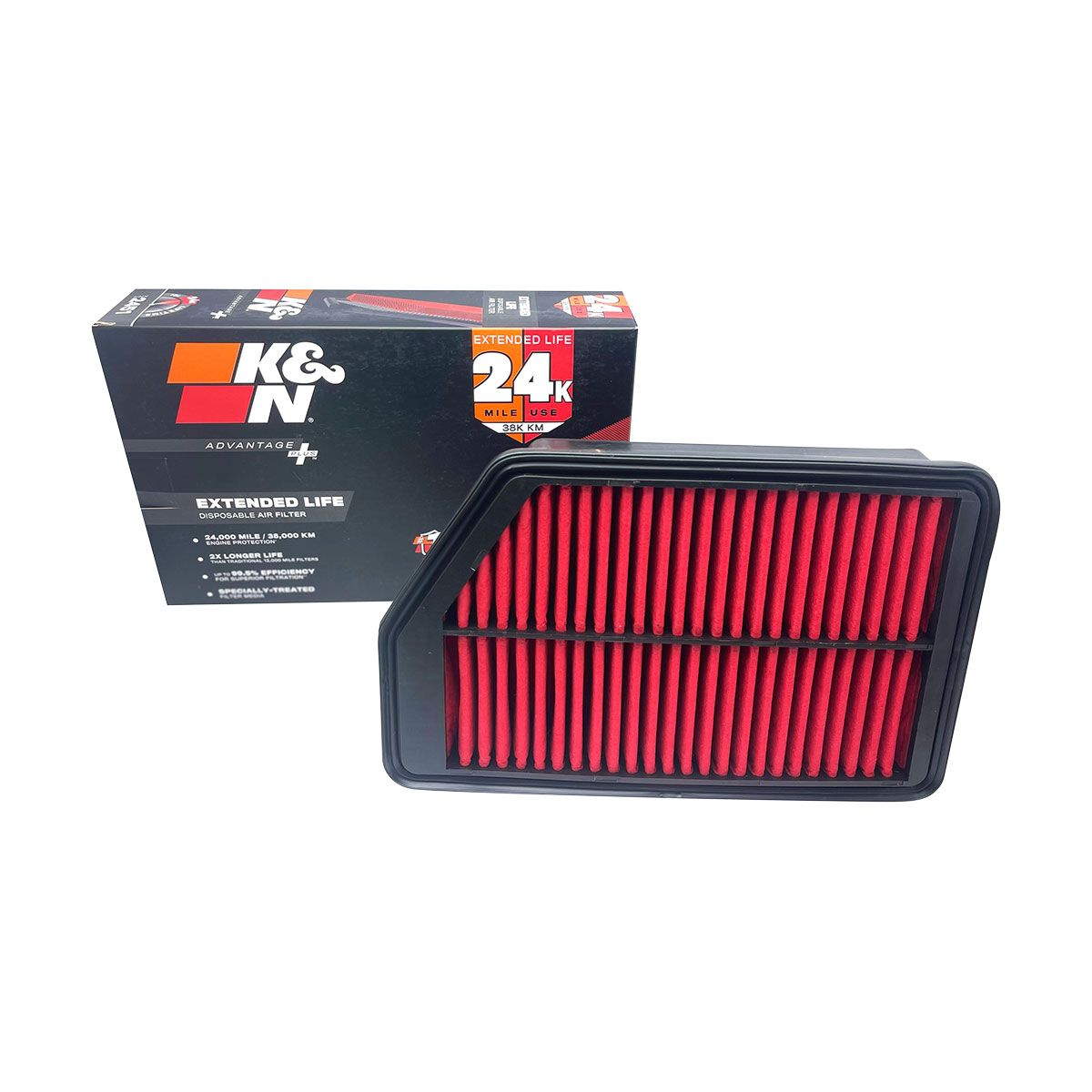 K&N Advantage Plus Disposable Air Filter - KNX-2451, , scaau_hi-res