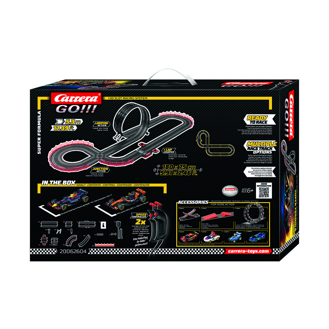 Super Formula Slot Racing Set 1:43 Mclaren/Oracle Red Bull, , scaau_hi-res