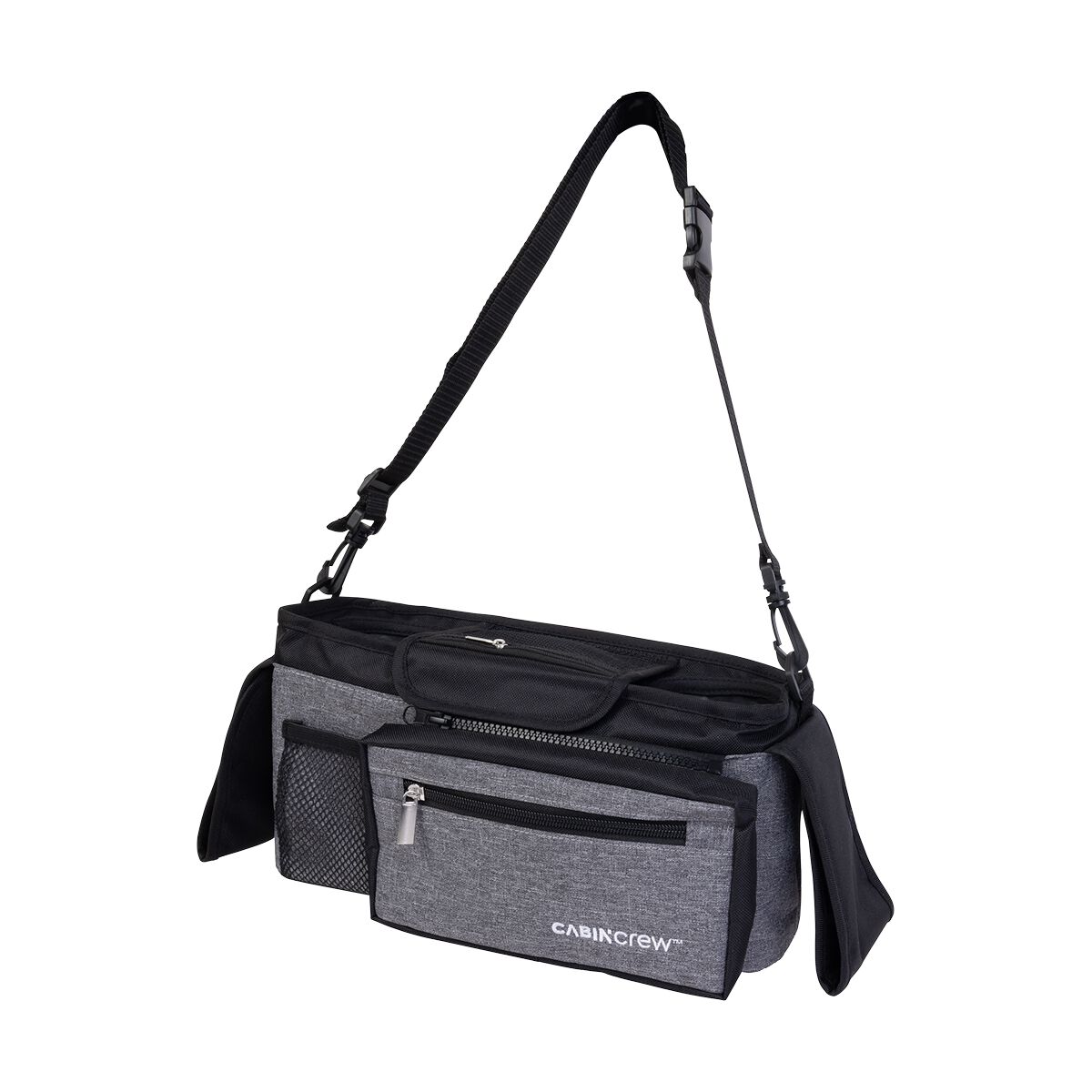 Cabin Crew Kids Repreve Stroller Organiser Black/Grey, , scaau_hi-res