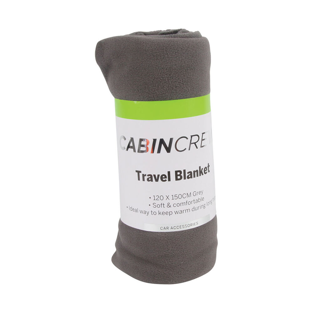 Cabin Crew Grey Travel Blanket Supercheap Auto