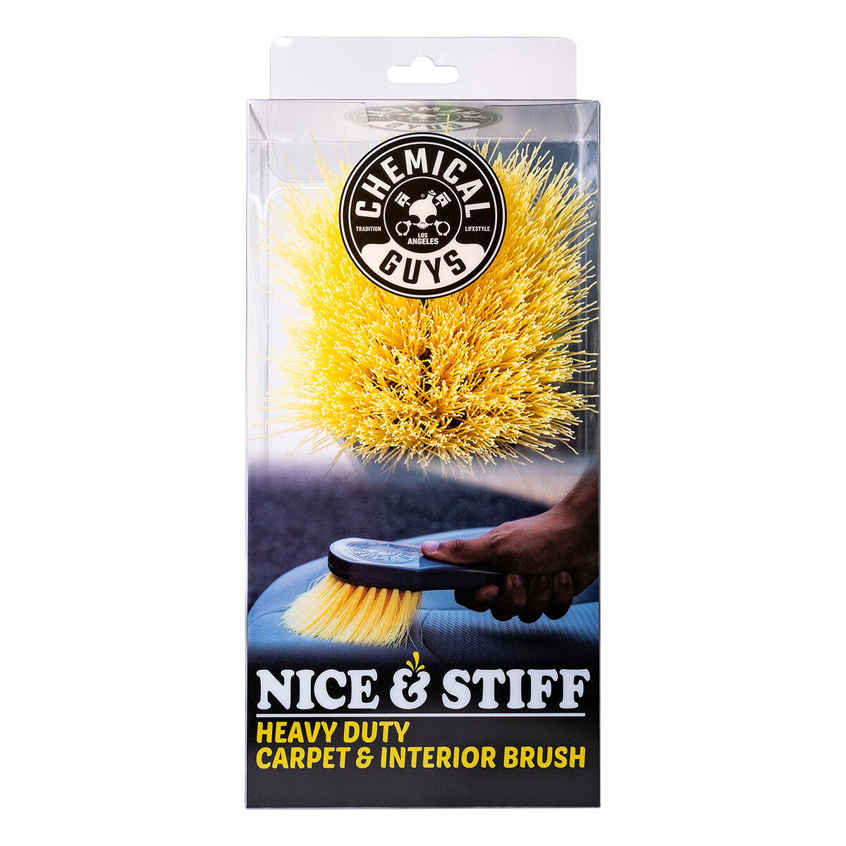 Chemical Guys Nice & Stiff Heavy Duty Carpet & Interior Brush, , scaau_hi-res