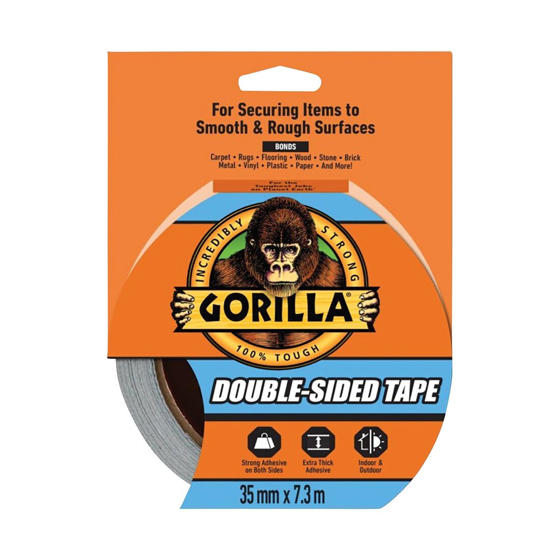 Gorilla Tape Double Sided 35mm X 7m, , scaau_hi-res