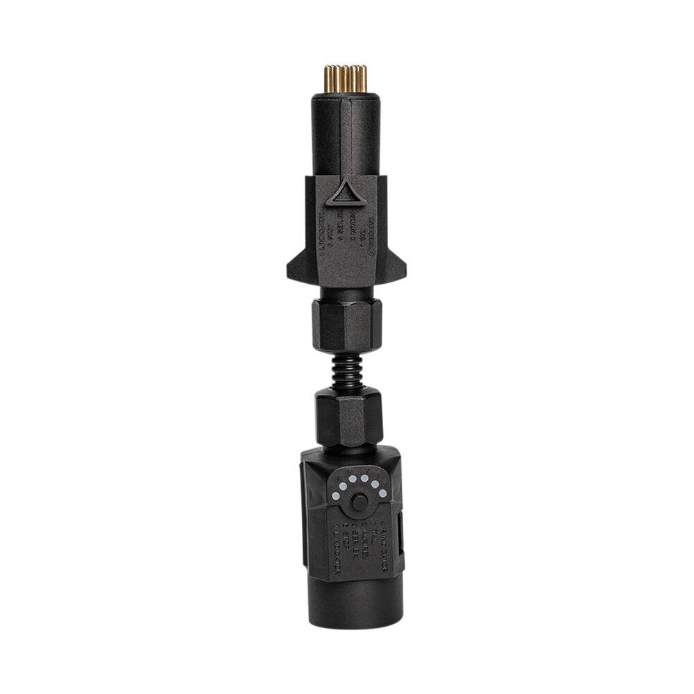 Auto Back Pin Sca SCA Trailer Adaptor 7 Pin Large Round Socket To 7 Pin Small Round Plug ...