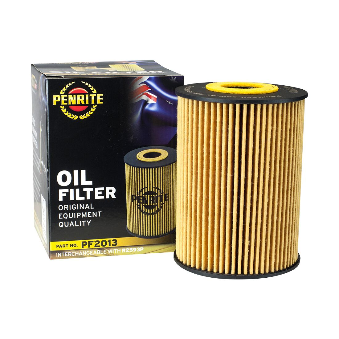 Penrite Oil Filter PF2013 (Interchangeable with R2593P), , scaau_hi-res