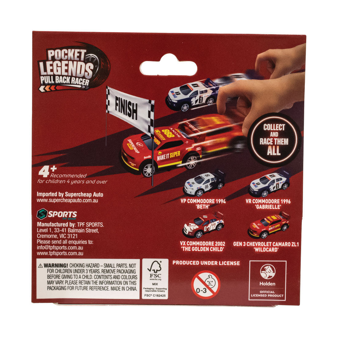 Pocket Legends Pull Back Racer 2002 Supercar, , scaau_hi-res