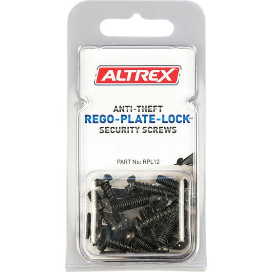 Altrex Rego Plate Locks - Anti Theft 12 Pack RPL12, , scaau_hi-res