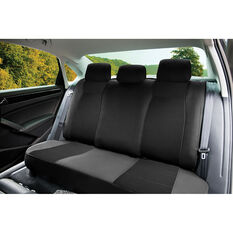 SCA Jacquard Seat Covers - Black Adjustable Headrests Rear Seat, , scaau_hi-res