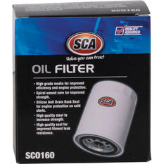 SCA Oil Filter SCO160 (Interchangeable with Z160), , scaau_hi-res