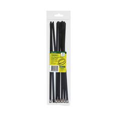 Tridon 316 Stainless Steel Cable Ties - Black Epoxy Coated, 300mm x 8mm, 10 Pack - CT316-308HD, , scaau_hi-res