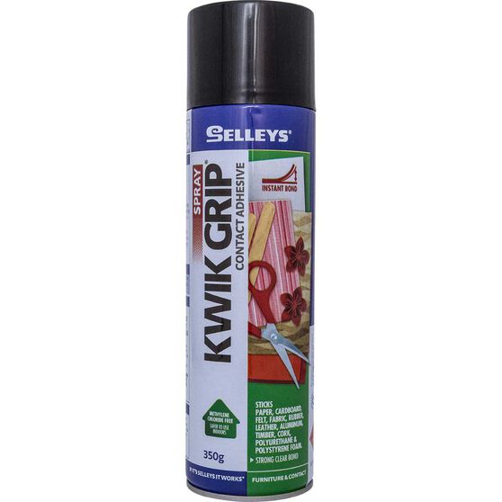 Kwik Grip Spray Adhesive 350g Supercheap Auto