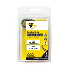 SIA Abrasives Abrasive Belt 10X330mm, 2511 Series, Mixed Grit, 5 Pack, , scaau_hi-res