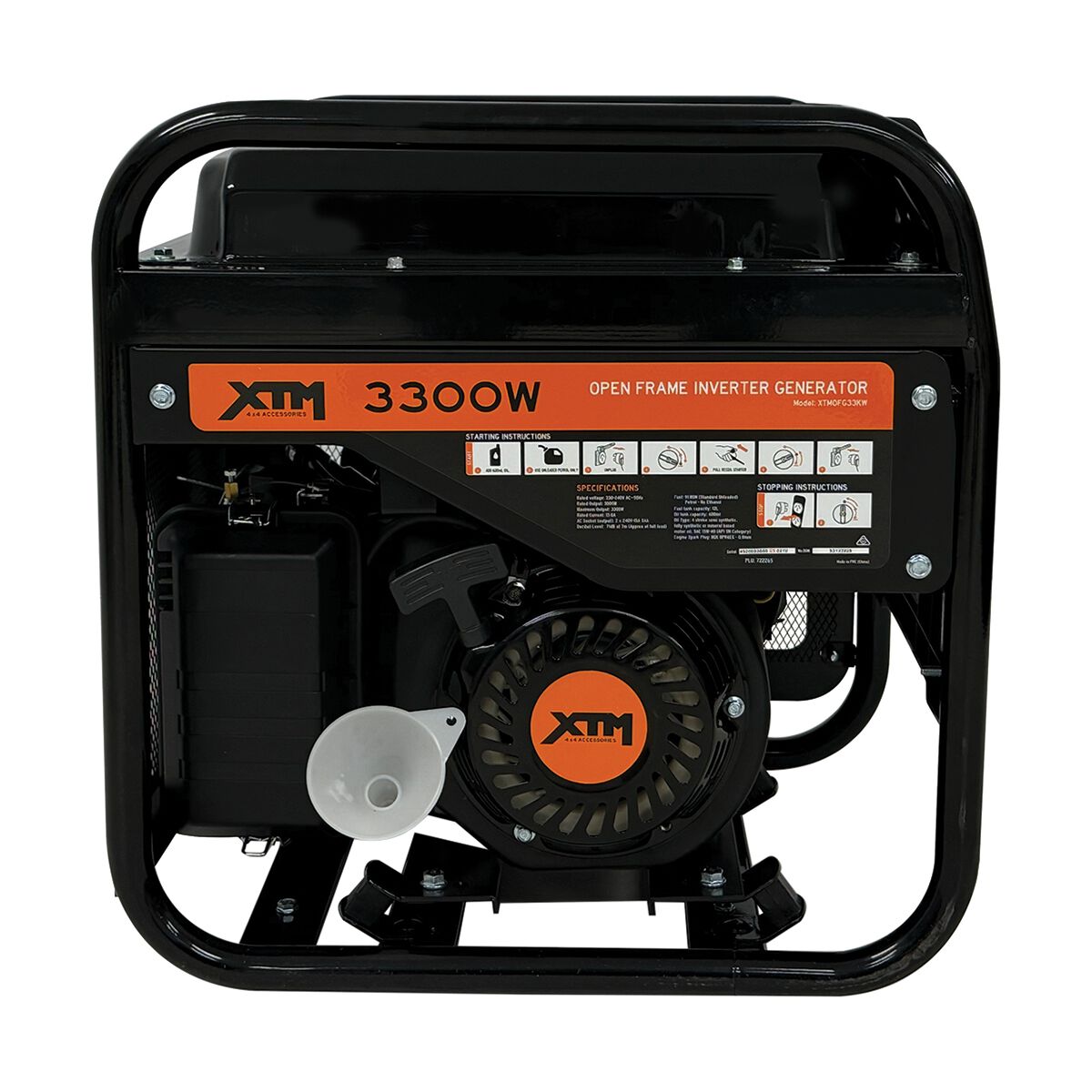 XTM 3300W Inverter Generator Open Frame, , scaau_hi-res
